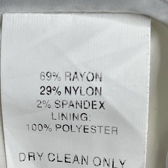 Trina Turk Strapless Dress - White with black stripes across the bust Size 4 - Picture 6 of 6